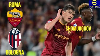 RomaBologna Italian Championship eFootball 2025 Ultra Realistic Graphics Top Player Level [upl. by Netsoj]