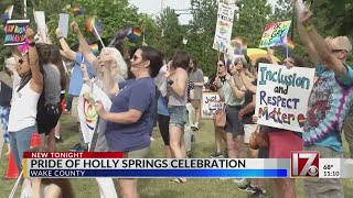 Pride of Holly Springs celebration held [upl. by Ardnuassak]