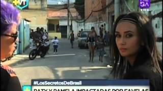 Pamela Díaz y Paty Maldonado conocieron a fondo las favelas [upl. by Atsirtal]