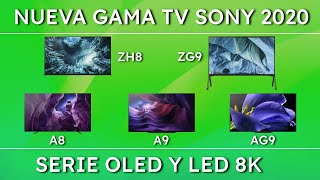 TV Sony gama 2020 Ep2  Series OLED y 8K [upl. by Bush]