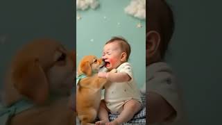 Cute baby weeping dailyshorts youtubeshorts doglover shortsfeed subscribemychannel subscribe [upl. by Mina]