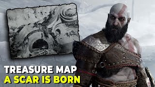 God of War Ragnarok A Scar is Born Treasure Map [upl. by Siurad889]