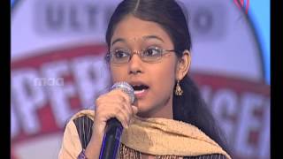 Super Singer 4 Episode 15  Ramya Singing Aanathiyyara Hara [upl. by Anaynek249]