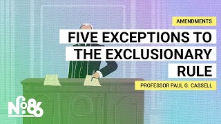 Five Exceptions to the Exclusionary Rule No 86 [upl. by Amary]