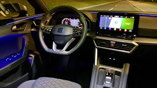 New SEAT LEON 2021 Crazy AMBIENT LIGHTS demonstration FR interior [upl. by Immanuel624]