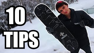 HOW TO SNOWSKATE FOR BEGINNERS [upl. by Winthorpe]