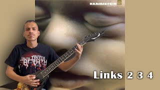 RAMMSTEIN  LINKS 2 3 4  GUITAR COVER [upl. by Turino]