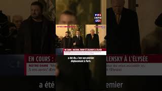 Rencontre historique entre Donald Trump Volodymyr Zelensky et Emmanuel Macron｜LCI [upl. by Elades778]