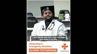 Fellowship in Emergency Medicine  Alumni Testimonial [upl. by Amaty519]