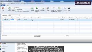 NAVonline Sådan bogføres en indbetaling i Microsoft Dynamics NAV [upl. by Atsirak]