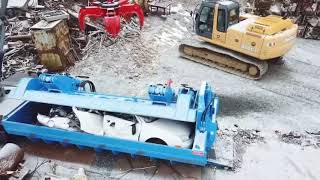 Gensco Scrap Vlog  Groffs Recycling Steel Baler S5250GP [upl. by Nawotna475]