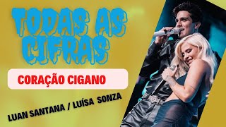 Coração Cigano  Luan Santana e Luísa Sonza  Cifra e Letra e Música [upl. by Safier35]