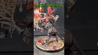 Centaur gladiator from warcry shorts capcut miniaturepainting gladiator warhammer 40k smile [upl. by Leiso]