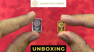 Gujarat Gold Centre 1 Gram Gold Bar  GGC CoinBazaar Unboxing  Indian Bullionaire [upl. by Kristi]