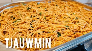 Tjauwmin maken lekkere en makkelijk receptNoodles makes a tasty and easy recipe [upl. by Anuahsal633]