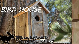 Rustic Bird house from Pallet wood [upl. by Hillel208]