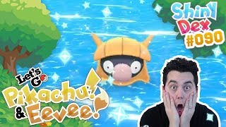 EPIC SHINY SHELLDER in POKEMON LETS GO PIKACHU AND EEVEE [upl. by Paulo]