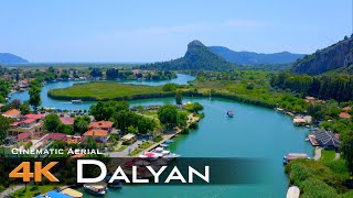 DALYAN 🇹🇷 Καυνος Kaunos Drone 4K Aerial  Turkey Türkiye Turkei [upl. by Millard349]