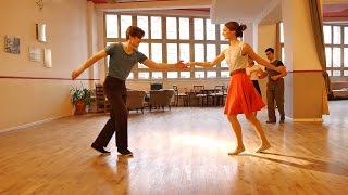 Throwback Video Lindy Hop combos with Anna Slava Jean and Ali [upl. by Assel]