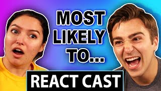 DIRTY MOST LIKELY TO FT REACT CAST [upl. by Anaimad]