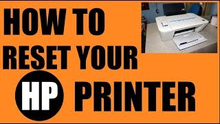 How to RESET ANY hp printer [upl. by Lavud]