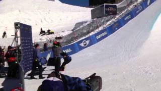 Ayumu Hirano lands in 3rd in the Mens Halfpipe Finals  2015 Burton US Open [upl. by Kyrstin]