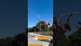 Day 14 pole vault polevault track jump fly [upl. by Mossman256]