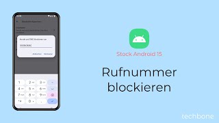 Rufnummer blockieren Android 15 [upl. by Silirama]