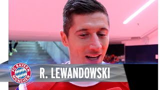 Robert Lewandowski im BlitzInterview nach dem Sieg [upl. by Weldon548]