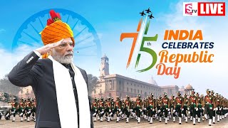 75th Republic Day Parade LIVE from Kartavya Path  26 January 2024 Parade Live  SumanTV Telugu [upl. by Aicenert805]