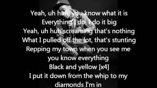 Wiz Khalifa  Black And Yellow Lyrics [upl. by Shandra772]