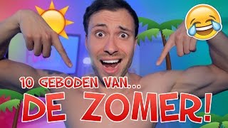 10 geboden van DE ZOMER  Furtjuh [upl. by Sadie]