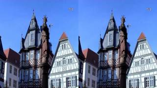 Heppenheim Fachwerk amp kein Dom  Real 3D [upl. by Yht]