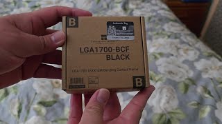 LGA 1700 Contact FrameNFA14x25r G2 140mm Round Frame Fan amp Artic Silver MX6 Unboxing [upl. by Cecilia]