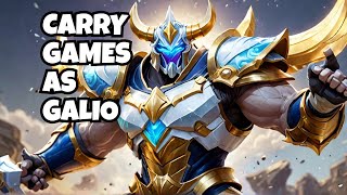 Galio Support Carry Ultimate Gameplay to Dominate the Rift  Support Main Guide [upl. by Saba]