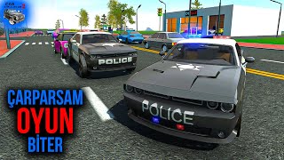 Polis Arabası ile Çarparsam Oyun Biter  Car Simulator 2 [upl. by Eiuqnom]