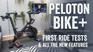 Peloton Bike Plus HandsOn First Rides amp Everything New Detailed [upl. by Conney80]