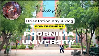 Orientation day 4 vlog for fresher’s 2024 in Poornima university dailyvlog poornimauniversity [upl. by Gine]