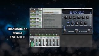 Eventide Blackhole on Synth Drums and Guitars [upl. by Emirac]