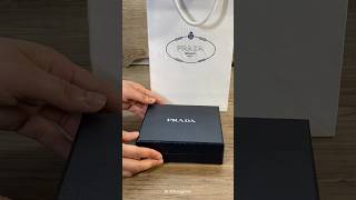 📦💥UNBOXING PRADA SAFFIANO LEATHER WALLET prada saffianoleatherwallet walletformen brandname [upl. by Lionello]