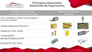 Supresores de Sobretensiones en Sistemas de Control Automático [upl. by Eyks]