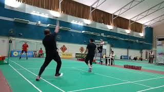 FINAL Kejohanan Badminton HPA 31  MD Div 1 Open MOHA A vs MOE [upl. by Tillo]