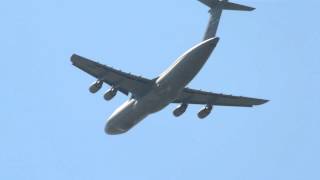 C5M Super Galaxy Flyover [upl. by Hseyaj]