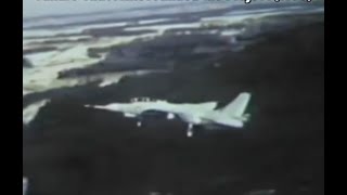 F14 Tomcat prototype crash during maiden flight [upl. by Dulcine]