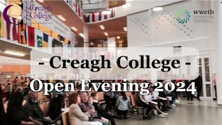 Creagh College Open Evening 2024 [upl. by Christianson]