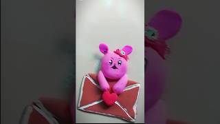 Clay deya letter box 💌 diy clayart clay shortsfeed viral clay claysculpture craft [upl. by Arinayed142]