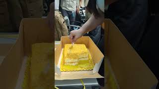 the original Rodillas Yema Cake food foodlover [upl. by Orsay]