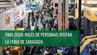 Así está siendo FIMA 2024 miles de personas visitan la Feria de Zaragoza [upl. by Iline]