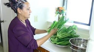 Ethiopian Cooking quot How to Make KaleCollard Greens  Gomen የጎመን አሰራርquot [upl. by Namwen409]