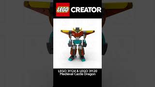 LEGO 31120 Medieval Castle Dragon amp 31124 Mech Mix [upl. by Wagstaff615]